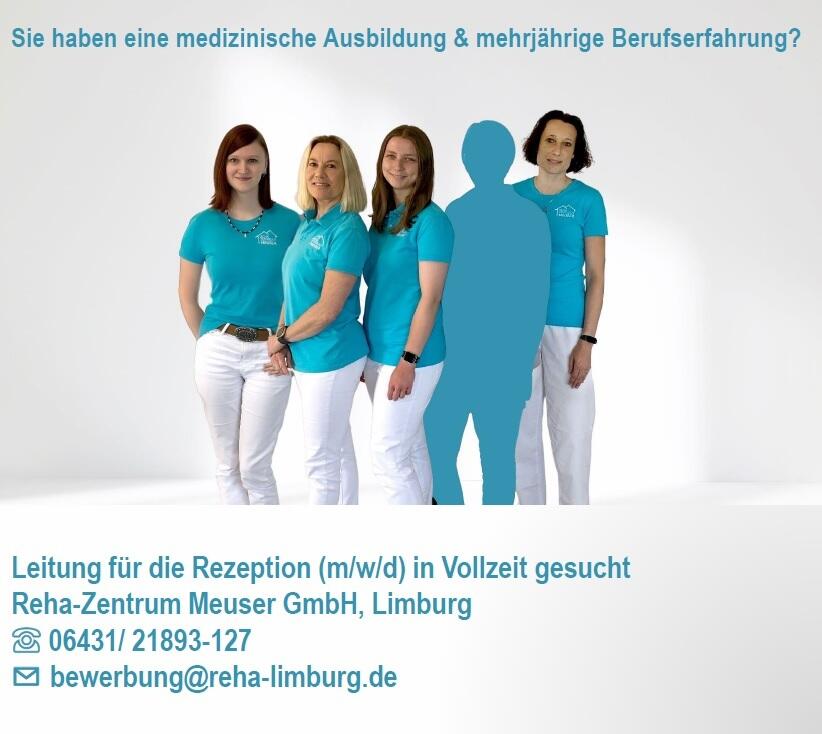 20231030 Leitung fuer die Rezeption gesucht